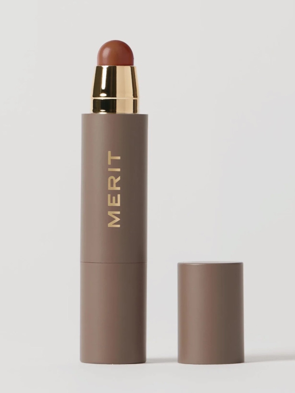 Merit Beauty Minimalist Perfecting Complexion Stick — Deep Rich Warm Olive